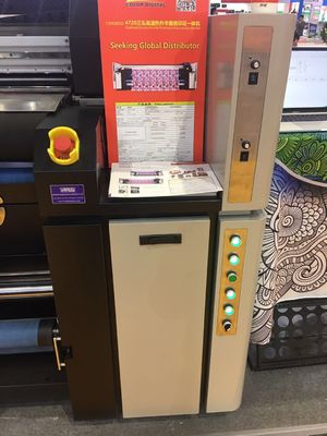 タイプを転がす二重Epson DX5の大判カメラの織物の印字機ロール