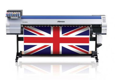ヒーター機械二重 CMYK 色の 1800mm の昇華旗の Mimaki の織物プリンター