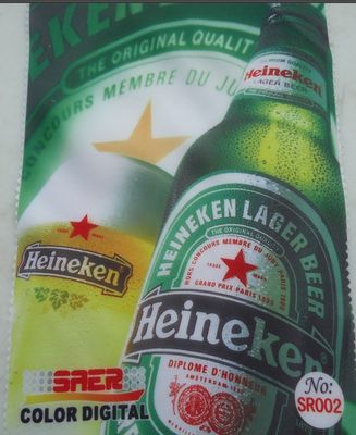 旗を作るための染料の WhiteTextile の昇華サテンのデジタル印刷の生地を指示して下さい