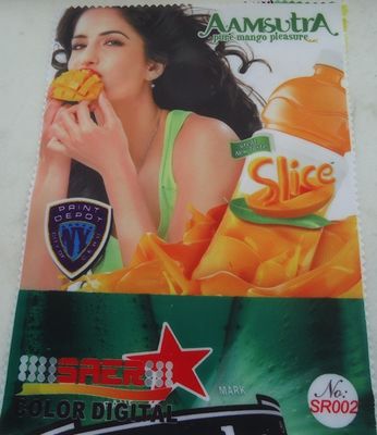 旗を作るための染料の WhiteTextile の昇華サテンのデジタル印刷の生地を指示して下さい