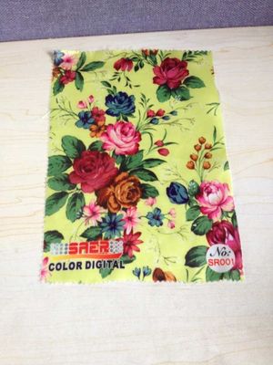 防水サテンの昇華デジタル印刷の生地の紫外線抵抗力がある