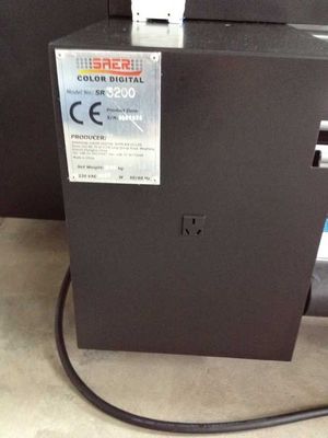 テーブルクロスの作成のための二重 Epson DX7 1440dpi の織物の旗の印字機