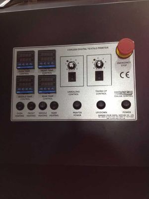 転がる二重 DX7 epson のインクジェット・プリンタ ロール布の印字機