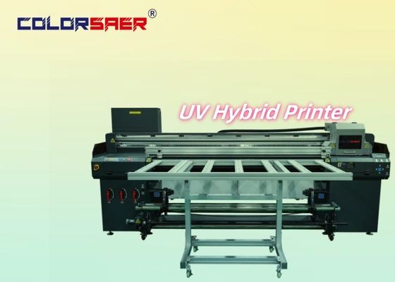 高生産性のUVインクジェットハイブリッドプリンター 1.8mサイズ ロール・トゥ・ロールと不規則な形状の多機能プリント販売