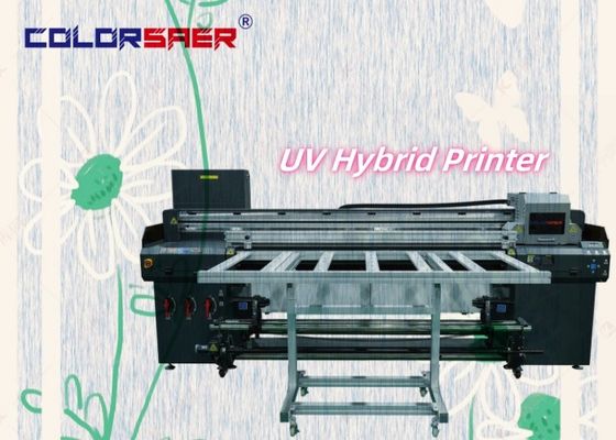 UVハイブリッドプリンター フラットベッドとロール・トゥ・ロール・プロット 金属 木材 ガラス レザー キャンバス フレックス・バナー ビニール