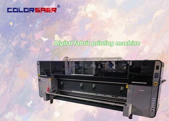 繊維印刷機に直接 デジタル繊維印刷機 KJ4B-QL プリンタヘッド 1800DPI と自動供給