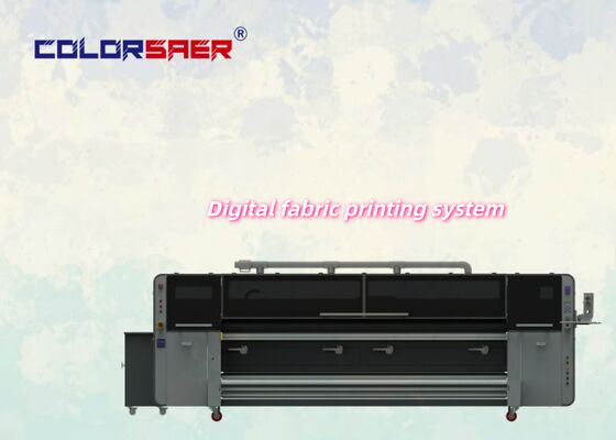 3.2m SAER COLOR デジタル 繊維への直接サブライメーションプリンター I3200 4pcs & 8pcs プリントヘッド ポリエステル&綿織物の繊維プロット