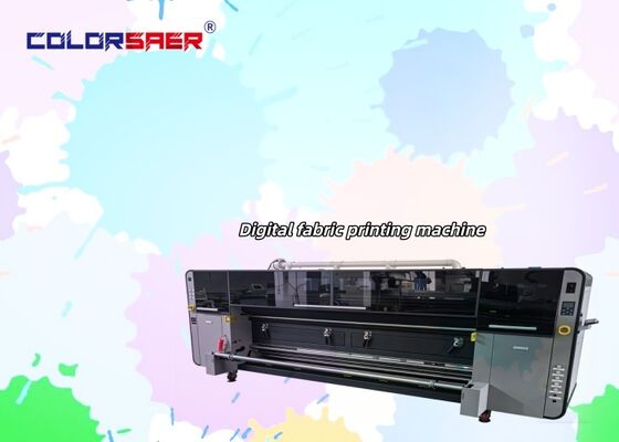 4個および8個のプリントヘッドを備えたワイドフォーマットテキスタイルプリンター屋内および屋外広告グラフィック印刷機