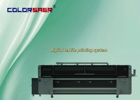 SAER 工業グレード 4 pcs KJ4B-QL プリンタヘッド サブライメーション&ピグメントインク付き大型フォーマット繊維印刷システム