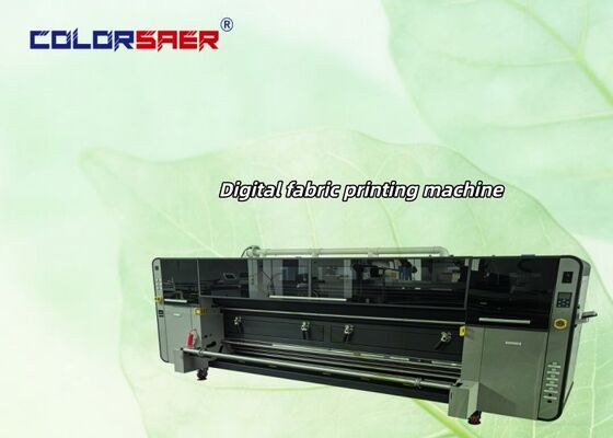 遠赤外線ヒーターを備えた綿およびポリエステル素材向けの高解像度デジタルロールツーロールファブリックプリンターオールインワンマシン