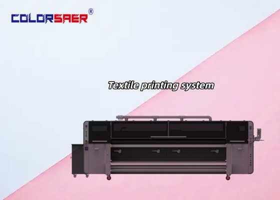SAER ハイエンド 3.2m 幅 大判デジタル捺染機 ファブリックプリンター (4個のKJ4B-QLプリントヘッド搭載)
