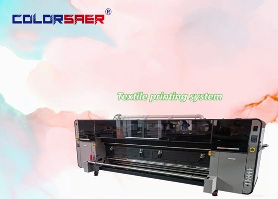 SAER CMYK 4色 デジタル繊維印刷システム ロール・トゥ・ロール 繊維プロット ピンメントインク&サブライメーションインク