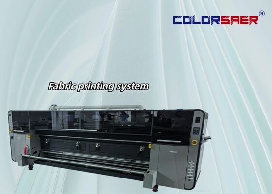 革新的な新型SAER 3200mmインクジェット繊維プリンター 遠赤外線ヒーター KJ4B-QL印刷頭付き オールインワンシステム