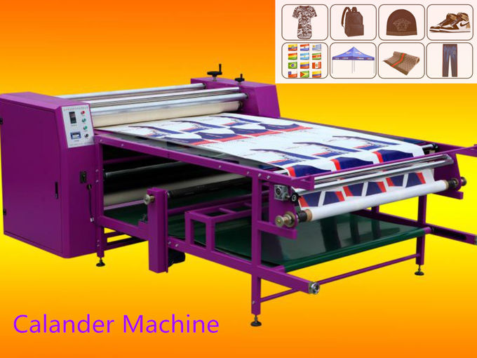 150m/時間の速度を印刷する昇華のための40kw評価される力の織物のカレンダー機械 1